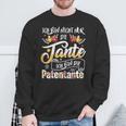 Ich Bin Nicht Nur Die Tante Ich Bin Die Patentante German Sweatshirt Geschenke für alte Männer