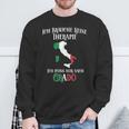 Ich Brauche Keine Therapie Ich Muss Nur Nach Grado Ich Brauche Sweatshirt Geschenke für alte Männer