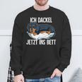 Ich Dachshund Jetzt Ins Bett Sweatshirt Geschenke für alte Männer