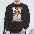 Ich Dackel Jetzt Ins Bettchen Sweatshirt Geschenke für alte Männer