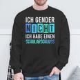 Ich Gender Nicht Ich Habe Einen Schulabschluss Blue Sweatshirt Geschenke für alte Männer