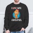 Ich Hasse Christmas Cookie Fun Christmas Sweatshirt Geschenke für alte Männer