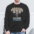 Ich Höre Stimmen Chorleiter Conductor Sweatshirt Geschenke für alte Männer