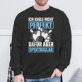 Ich Kegle Nicht Perfekt Kegler Sportkegler Kegel Sweatshirt Geschenke für alte Männer