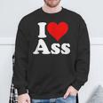 Ich Liebe Herzarsch German Sweatshirt Geschenke für alte Männer