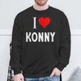 Ich Liebe Konny Sweatshirt Geschenke für alte Männer