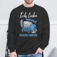 Ich Liebe Meine Putzmaschine Putzmann Ich Liebe Meine Putz Sweatshirt Geschenke für alte Männer