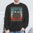 Ich Rege Mich Nicht Auf Katzen With Cat S Sweatshirt Geschenke für alte Männer