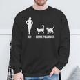 Ich Und Meine Follower Cat Kitten Cat Sweatshirt Geschenke für alte Männer