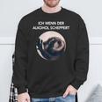 Ich Wenn Der Alkohol Scheppert X Pedro Raccoon Meme Sweatshirt Geschenke für alte Männer