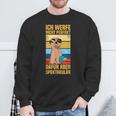 Ich Werfe Nicht Perfekt Boulespieler Petanque Boule Sweatshirt Geschenke für alte Männer