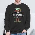 I'm The Dramatic Elf Divertente Natale Corrispondente Drammatico Elfo Felpa Regalos para ancianos
