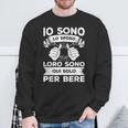 Io Sono Lo Sposo Loro Sono Qui Solo Per Bere Felpa Regalos para ancianos