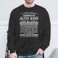 Ja Ich Bin Einerwöhnter Grimmiger Alter Man Sweatshirt Geschenke für alte Männer