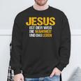 Jesus Ist Der Weg Die Wahrheit Und Das Leben Jesus Ist Sweatshirt Geschenke für alte Männer