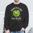 Knackig Wie Ein Apple Nutritionitamin Fruit Apple Saying Sweatshirt Geschenke für alte Männer