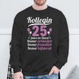 Kollegin Jahre Im Dienst 25 Jahriges Service Anniversary German Lang S Sweatshirt Geschenke für alte Männer