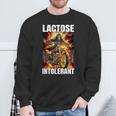 Lactose Intolerant Skeleton Lactose Intolerance Felpa Regalos para ancianos