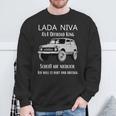 Lada Niva 4X4 Offroad King Sweatshirt Geschenke für alte Männer