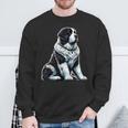 Landseer Dog Sweatshirt Geschenke für alte Männer