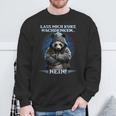 Lass Mich Nachdenk Lass Mich Kurzdenken German Langu Sweatshirt Geschenke für alte Männer