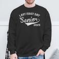 Last First Day Of Senior Year 2025 Boys Class Of 2025 Sweatshirt Gifts for Old Men