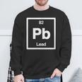 Lead Pb Periodic Table Of Elements Science Sweatshirt Geschenke für alte Männer