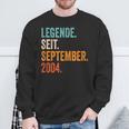 Legende Seit September 2004 20 Jahre Sweatshirt Geschenke für alte Männer