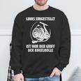 Links Eingestellt Ist Nur Der Griff Der Angelrolle Sweatshirt Geschenke für alte Männer