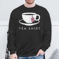 I Love English Tea Uk Flag Fun Novelty Souvenir Memorabilia Sweatshirt Gifts for Old Men