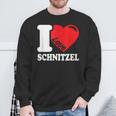 I Love Schnitzel Ich Liebe Schnitzel Schnitzel Sweatshirt Geschenke für alte Männer