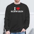 I Love Schwerin Sweatshirt Geschenke für alte Männer