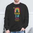 Maglia Futura Zia 2025 Loading Annunci Gravidanza Zia 2025 Felpa Regalos para ancianos