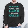 Magliette Divertenti Palestra Uomo Battere Goku O Krillin Felpa Regalos para ancianos