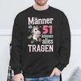 Männer Ab 51 Kann Alles Tragen 51St Birthday Sweatshirt Geschenke für alte Männer