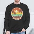 Maroc Beach Cool Retro Surf Souvenir Cadeau Sweater e Cadeaux pour les vieillards