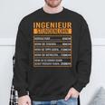 Maschinenbau Stundenlohn German Sweatshirt Geschenke für alte Männer