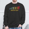 Master Geschafft 2024 Sweatshirt Geschenke für alte Männer