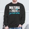 Matura 2024 Ich Habe Fertig Matura Bestanden Sweatshirt Geschenke für alte Männer