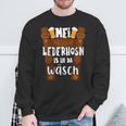 Mei Lederhosn Is In Da Wäsch Mei Lederhosen S Sweatshirt Geschenke für alte Männer