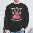 Mein Dirndl Ist In Der Wäsche Trachten Damen Traditional Sweatshirt Geschenke für alte Männer