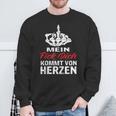 Mein Fick Dich Kommton Herzen Sayings Ironie S Sweatshirt Geschenke für alte Männer