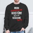 Mein Superhelden Kostüm Ist In Der Wäsche German Langu Sweatshirt Geschenke für alte Männer