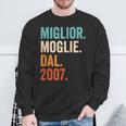 Miglior Moglie Dal 2007 Anni 17 Anniversario Matrimonio Felpa Regalos para ancianos