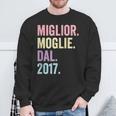 Miglior Moglie Dal 2017 Anni 7 Anniversario Matrimonio Felpa Regalos para ancianos