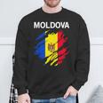 Moldova Flag Sweatshirt Geschenke für alte Männer