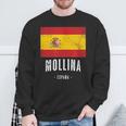 Mollina Spanien Es Flagge Stadt Bandera Sweatshirt Geschenke für alte Männer