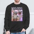 Moo-Deng The Famous Baby Pigmy Hippo Moodeng Official Sweatshirt Gifts for Old Men