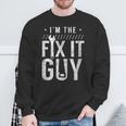 Name Is Mr Fix It Tuttofare Hobbyist Fai Da Te Tuttofare Tinkerer Felpa Regalos para ancianos