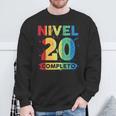 Nivel 20 Completo 20 Aniversario De Boda 20 Años Camisa de entrenamiento Regalos para ancianos